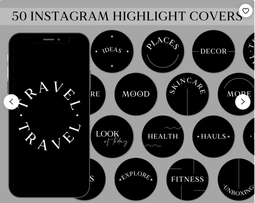 9 Cool Black Instagram Highlight Covers - Lifestyle Roll